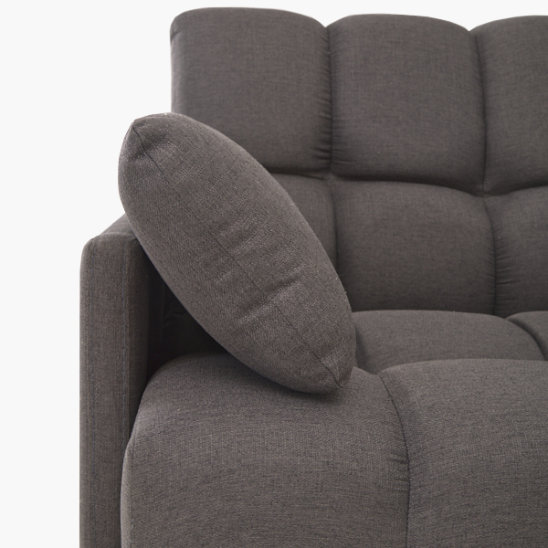 Sofá Cama Morrison Grey Laffayette Salas Morrison Gris - detalle