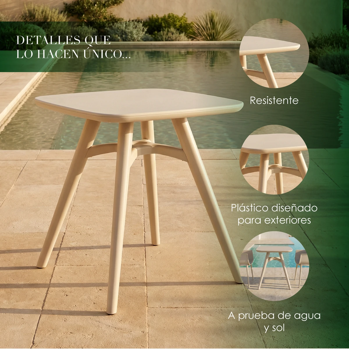 Mesa Cuadrada Aura - vista adicional 3