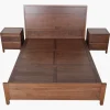 Cama Queen Size Trento Nogal_8 Recámara Queen Size Trento - vista adicional 3