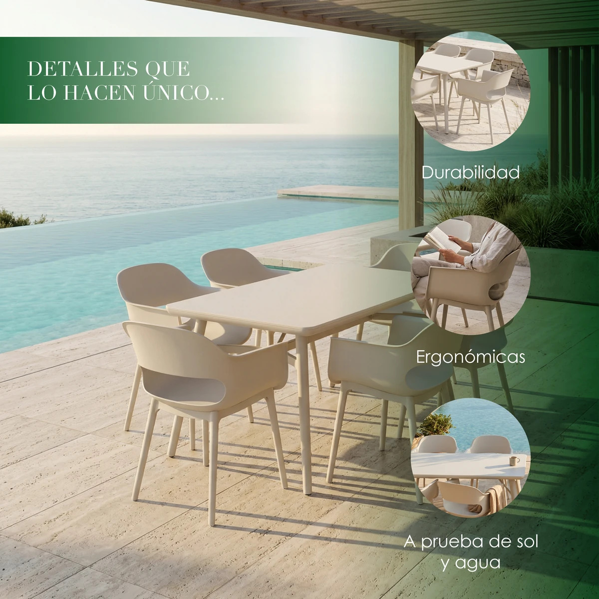 Comedor Aura Rectangular - vista adicional 4