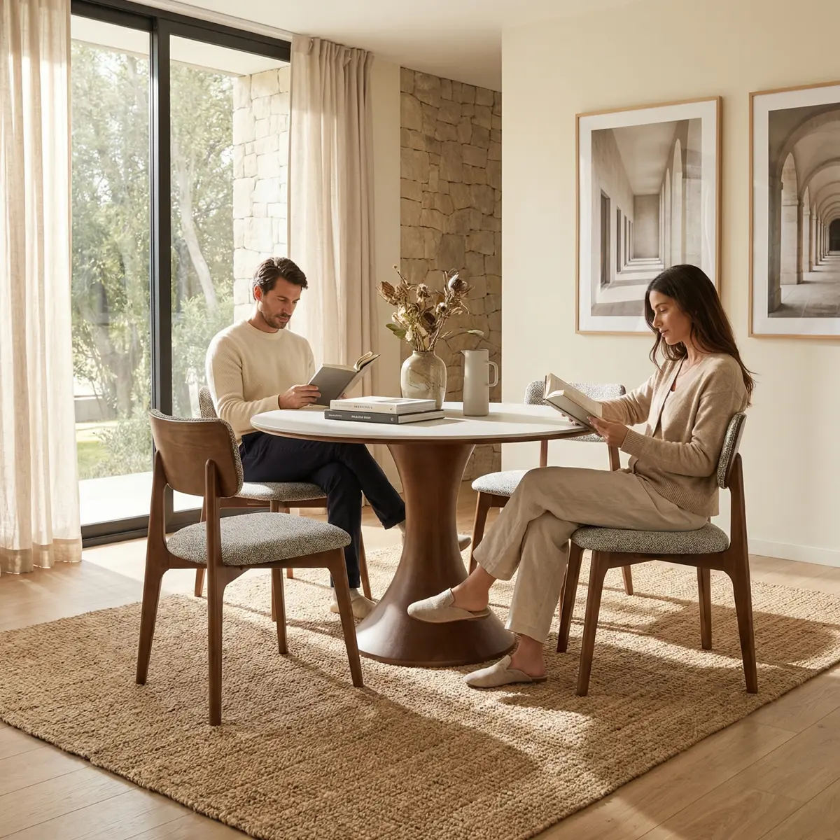 Comedor Pavi Mantova Nogal/Claro - vista adicional 1