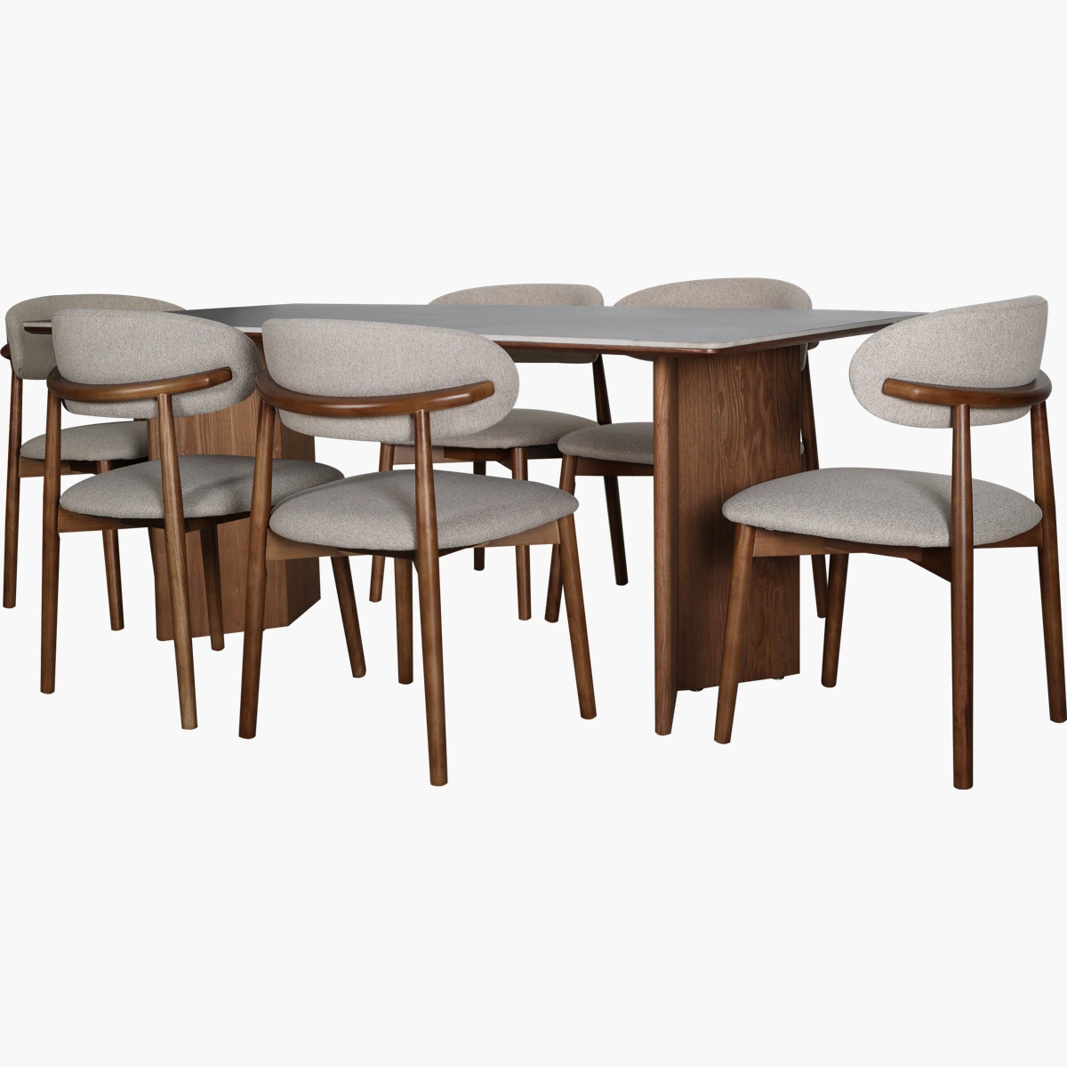 Comedor Trento Garda Nogal/Gris - vista adicional 3