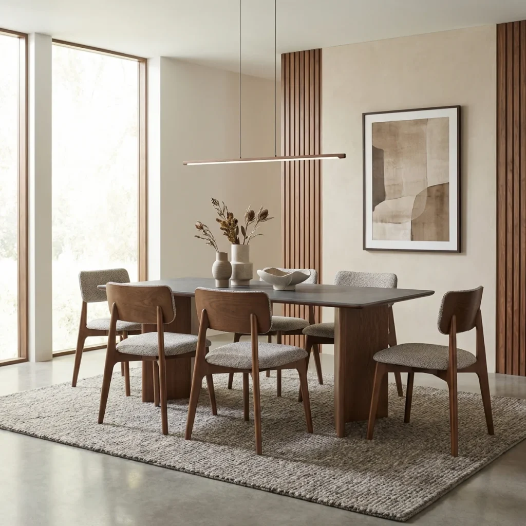 Comedor Trento Mantova Nogal/Gris