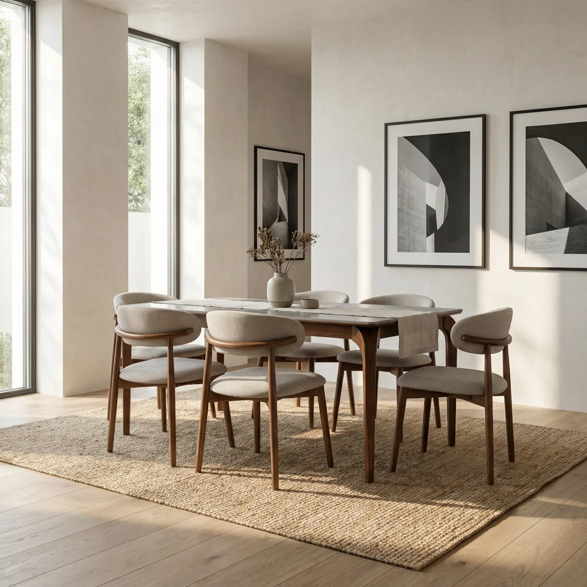 Comedor Parma Garda Nogal/Gris - vista adicional 1