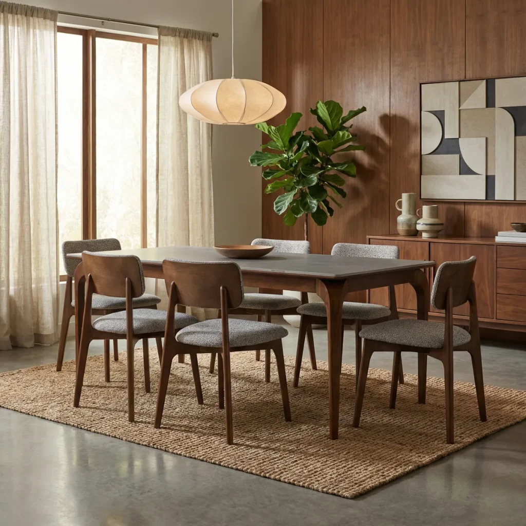 Comedor Parma Mantova Nogal/Gris