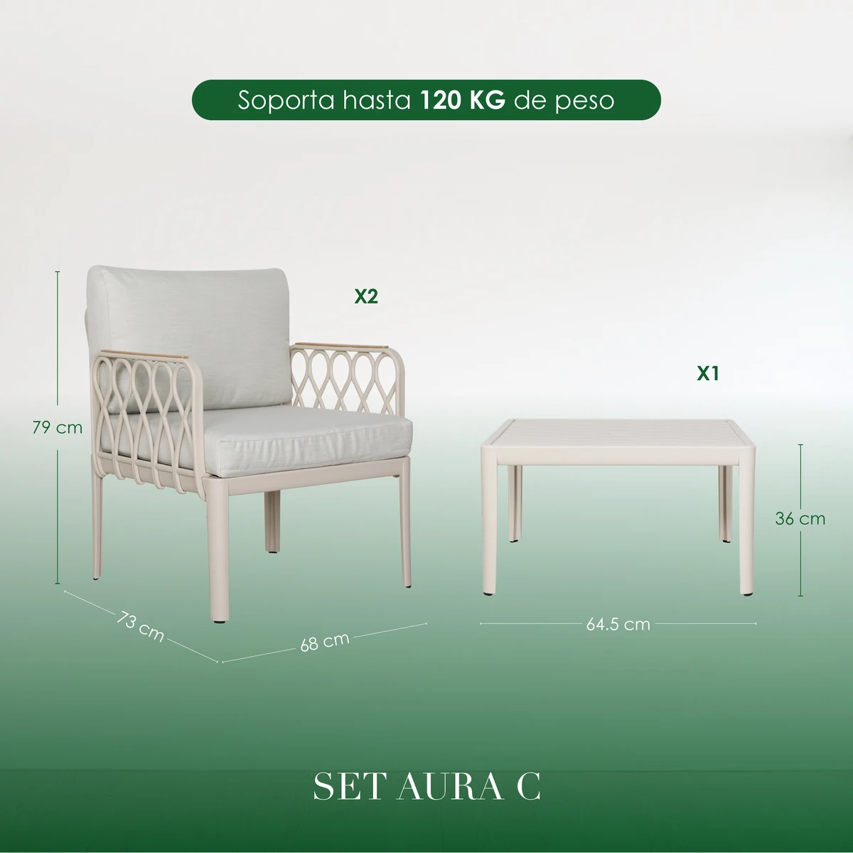SET Aura Sillones C - vista adicional 2