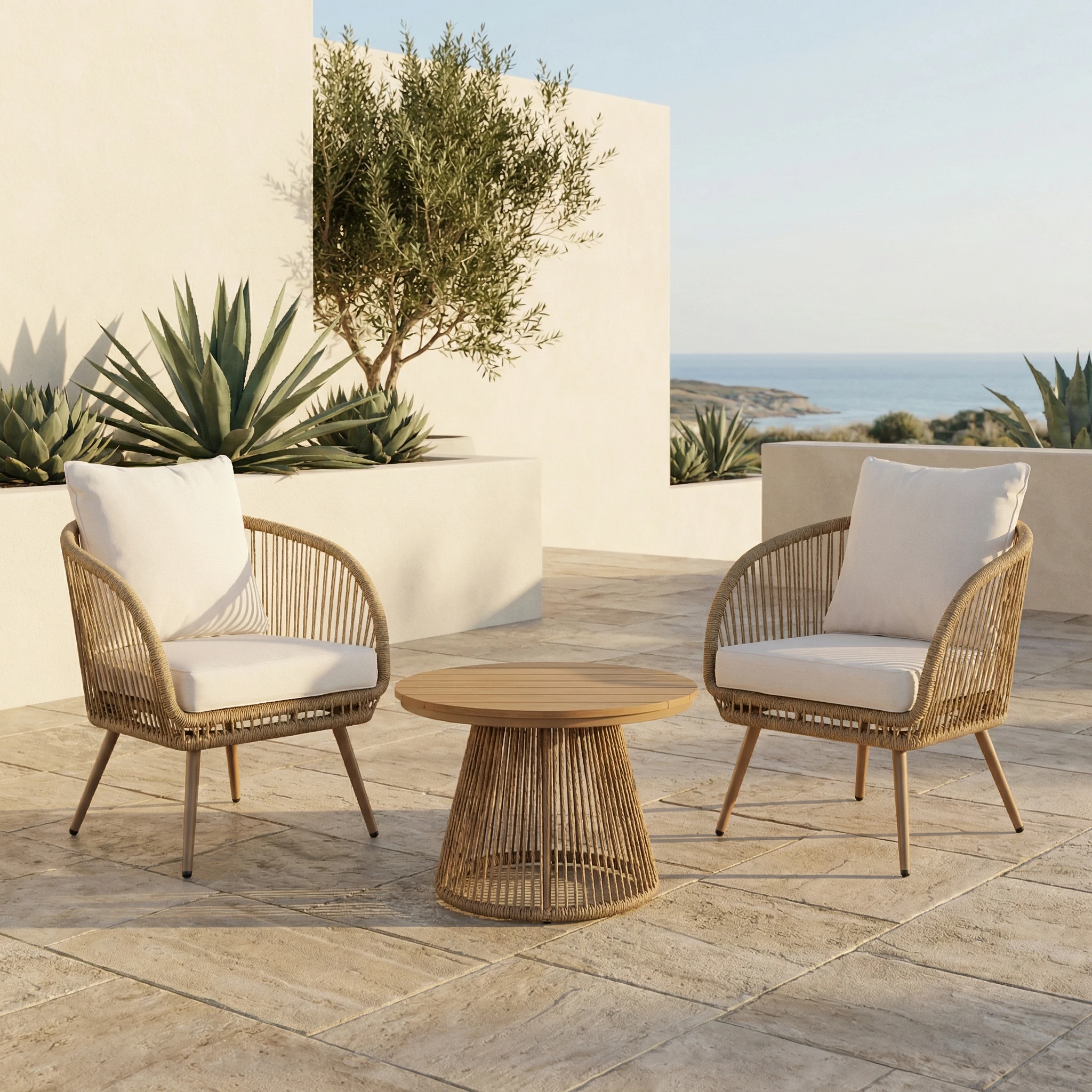 Set Bacalar Rattan 3pzs - vista adicional 1