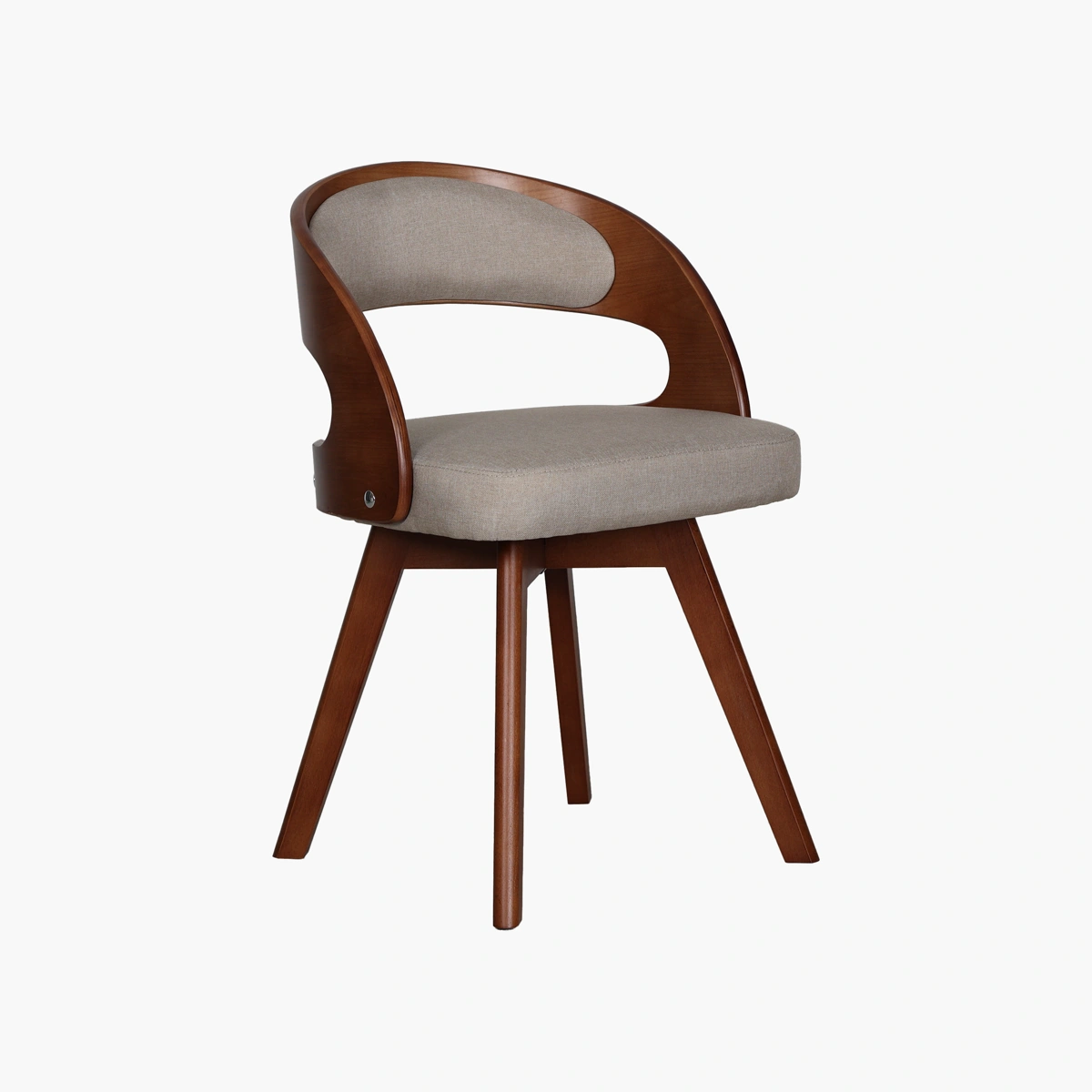 Silla Nexus Nogal Beige_1 Silla Nexus Giratoria Nogal