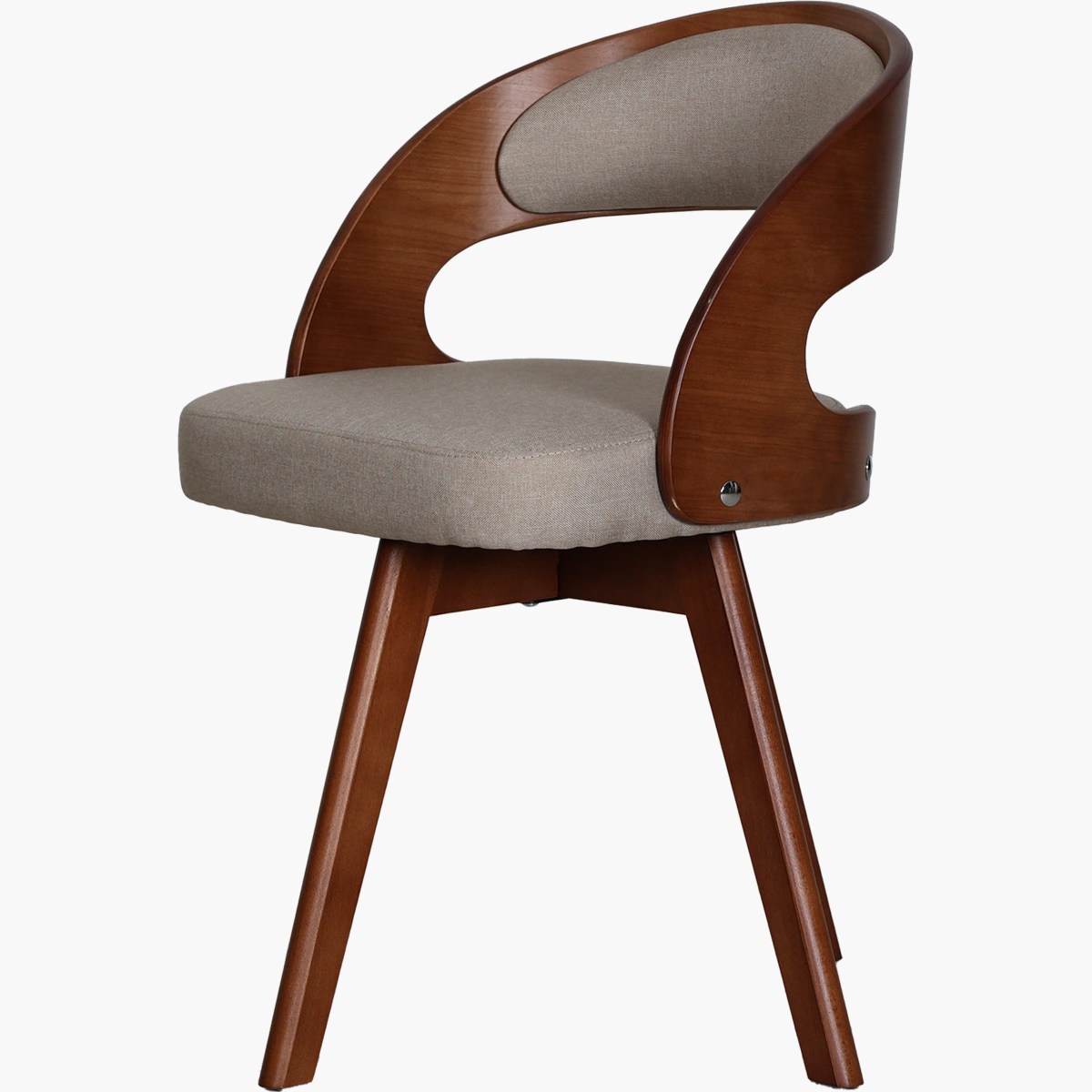 Silla Nexus Nogal Beige_2 Silla Nexus Giratoria Nogal - vista adicional 5