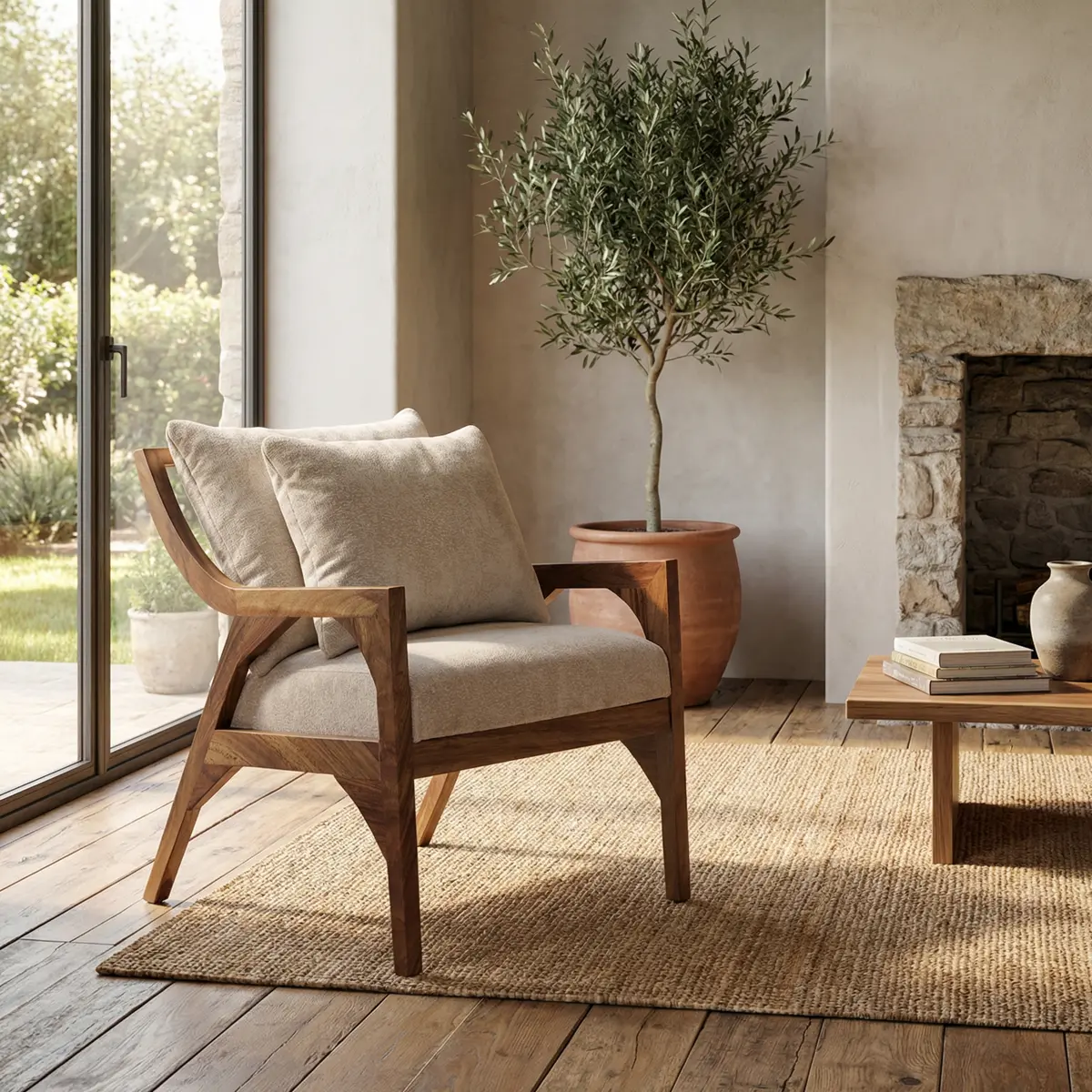 Sillon Cafeito Crema
