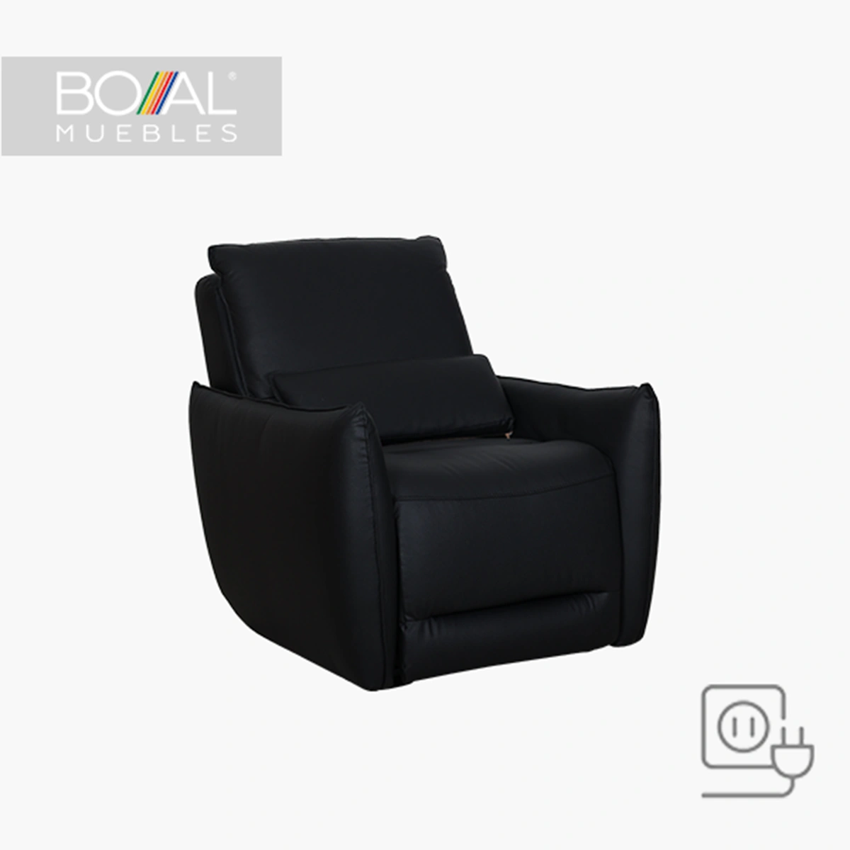 Sillon Reclinable Bennet Negro BOAL_13