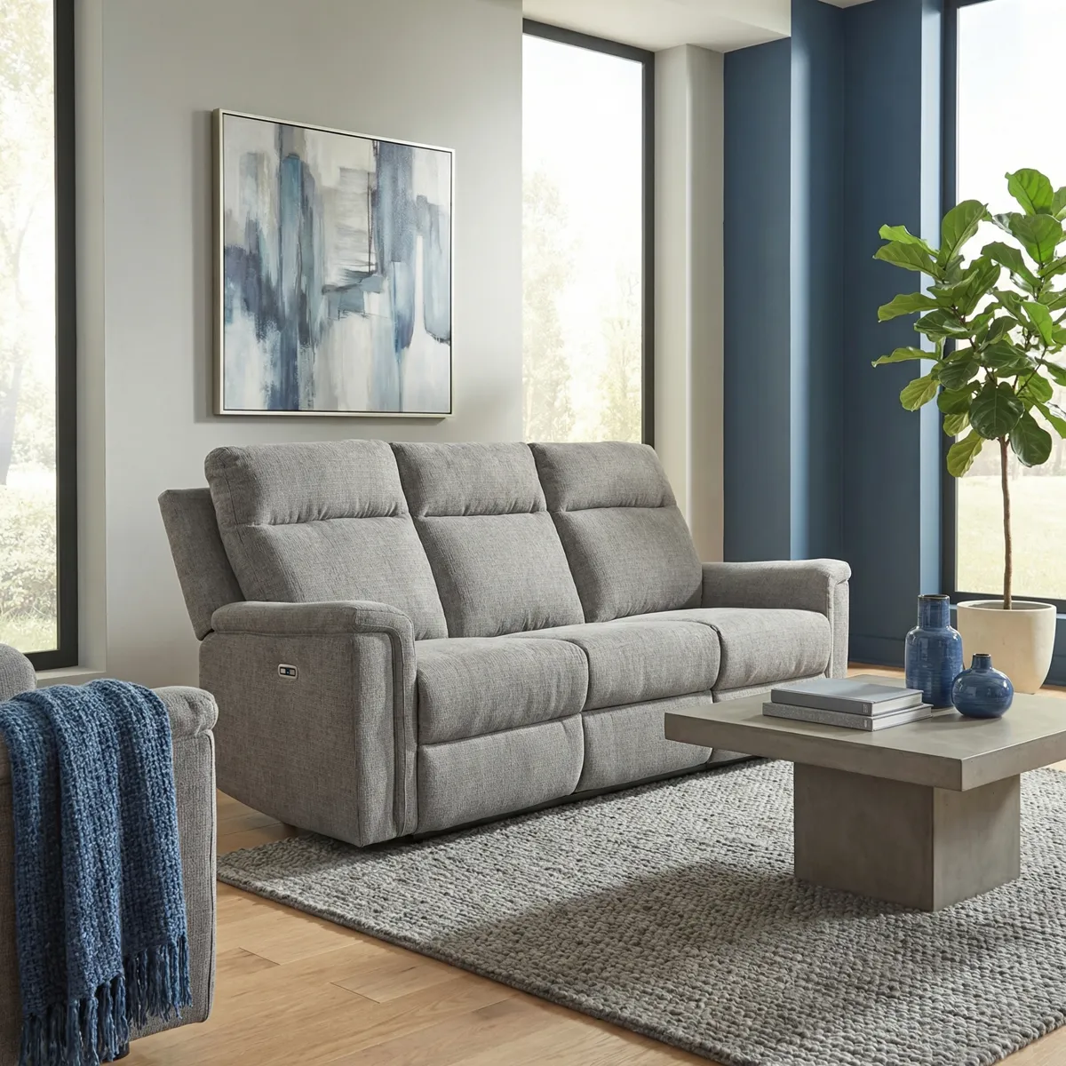 Sofá Reclinable Eléctrico Barnsana Ashely - vista adicional 1