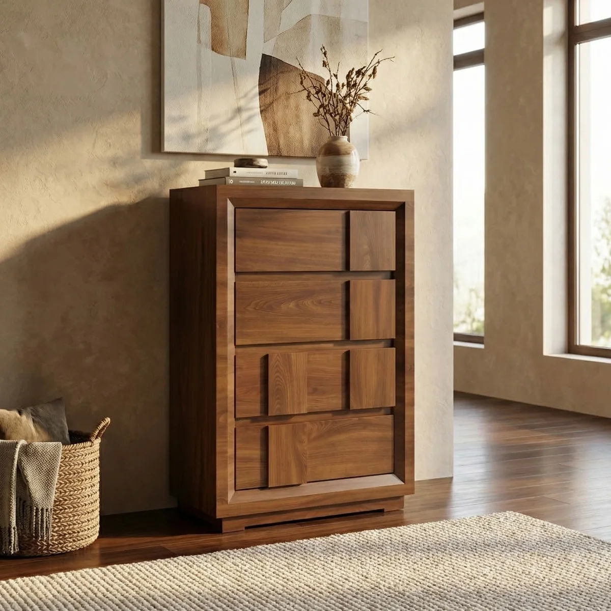 Chifonier Palermo Nogal - foto ambientada