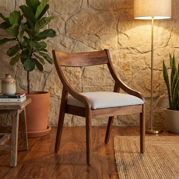 Silla Xcaret Parota - foto ambientada