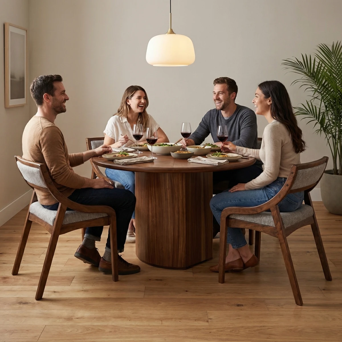 Comedor Copper Parota P/4 - ambientada en uso