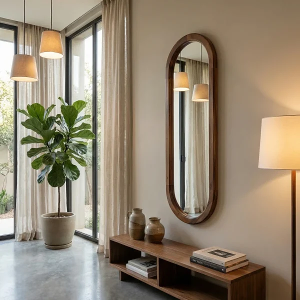 Espejo Ovalo 120cm - foto ambientada