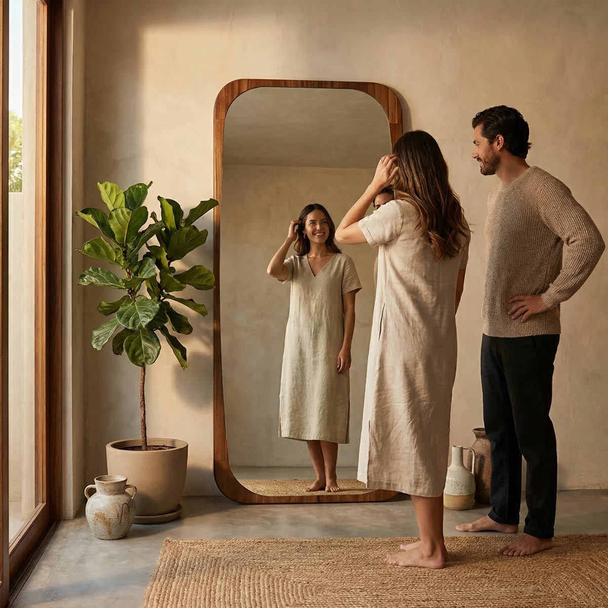 Espejo Dikan 200cm - ambientada en uso