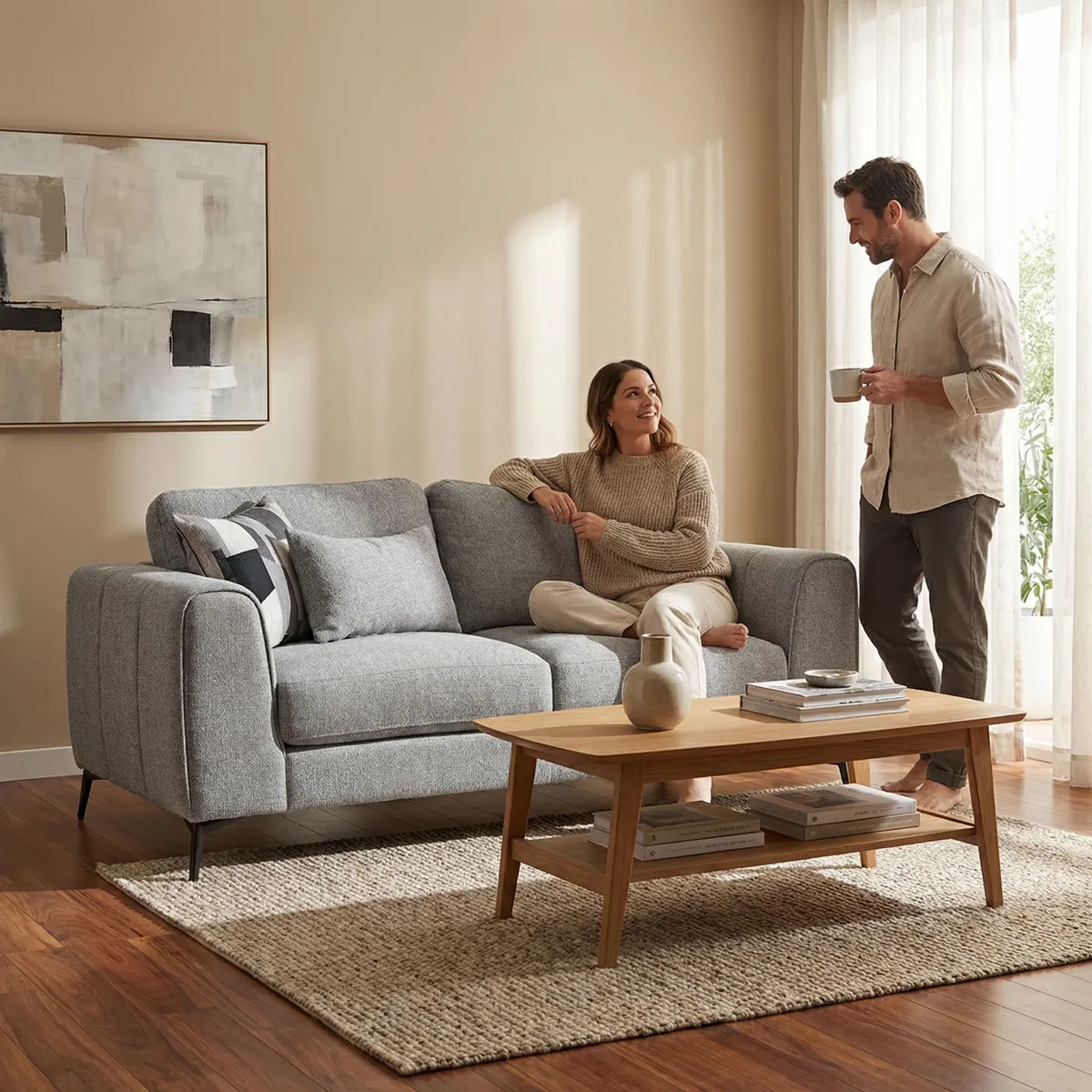 Love Seat Temple Boal - ambientada en uso