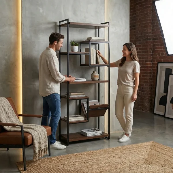 Librero Copper - ambientada en uso