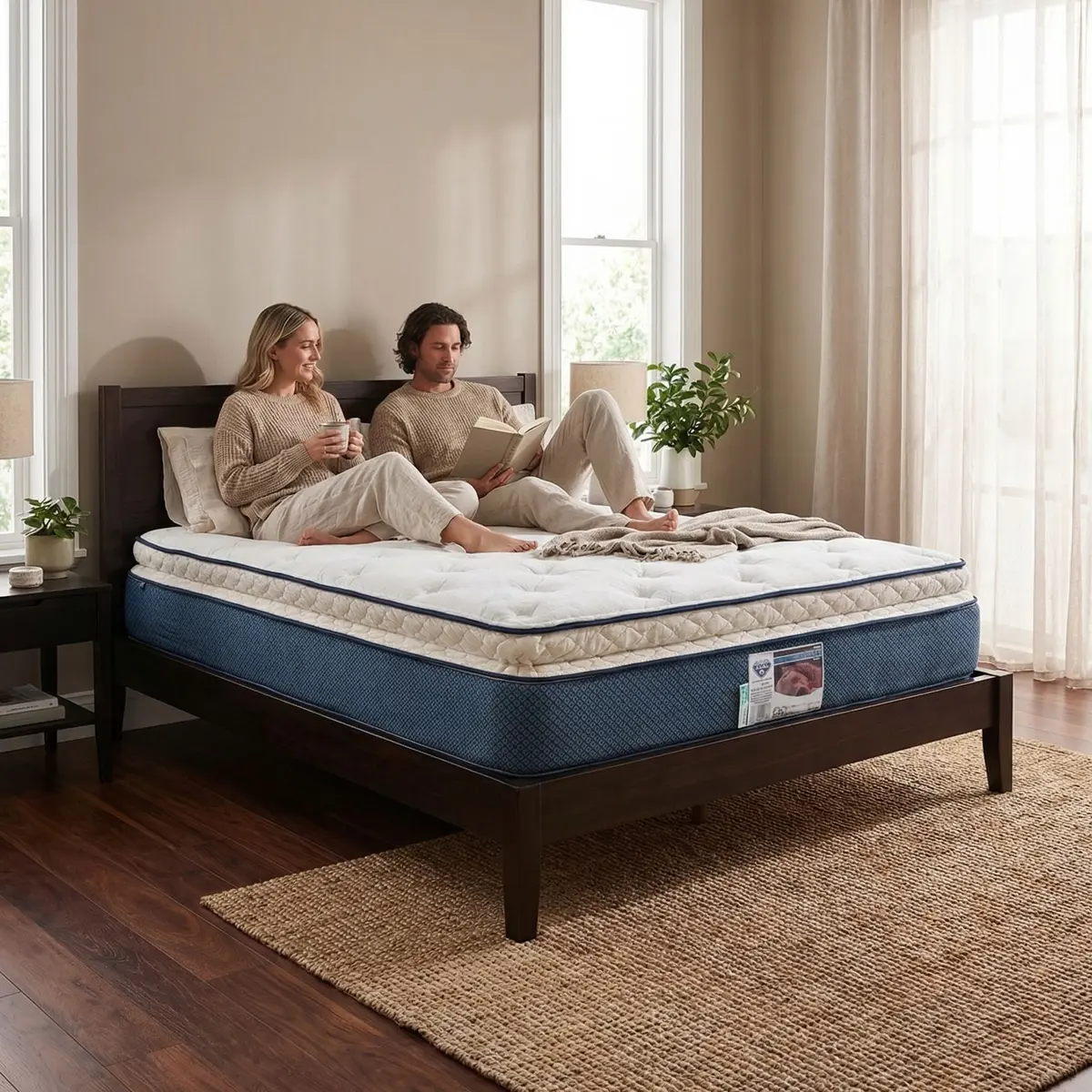 Colchón Queen Size Lombardi - ambientada en uso