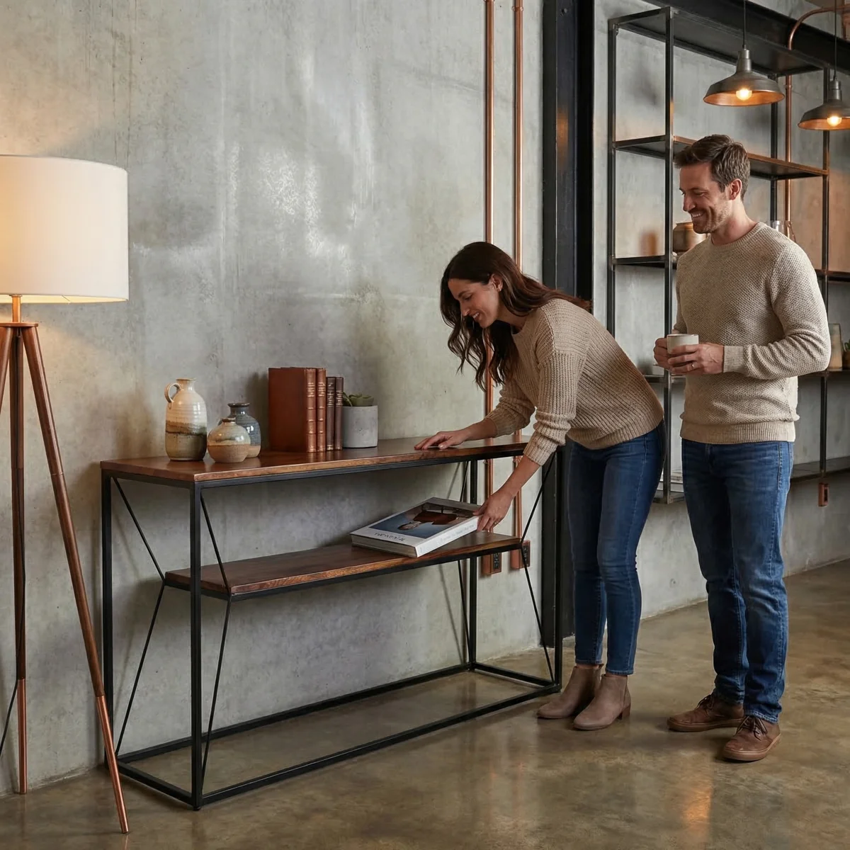 Credenza Edison Parota - ambientada en uso