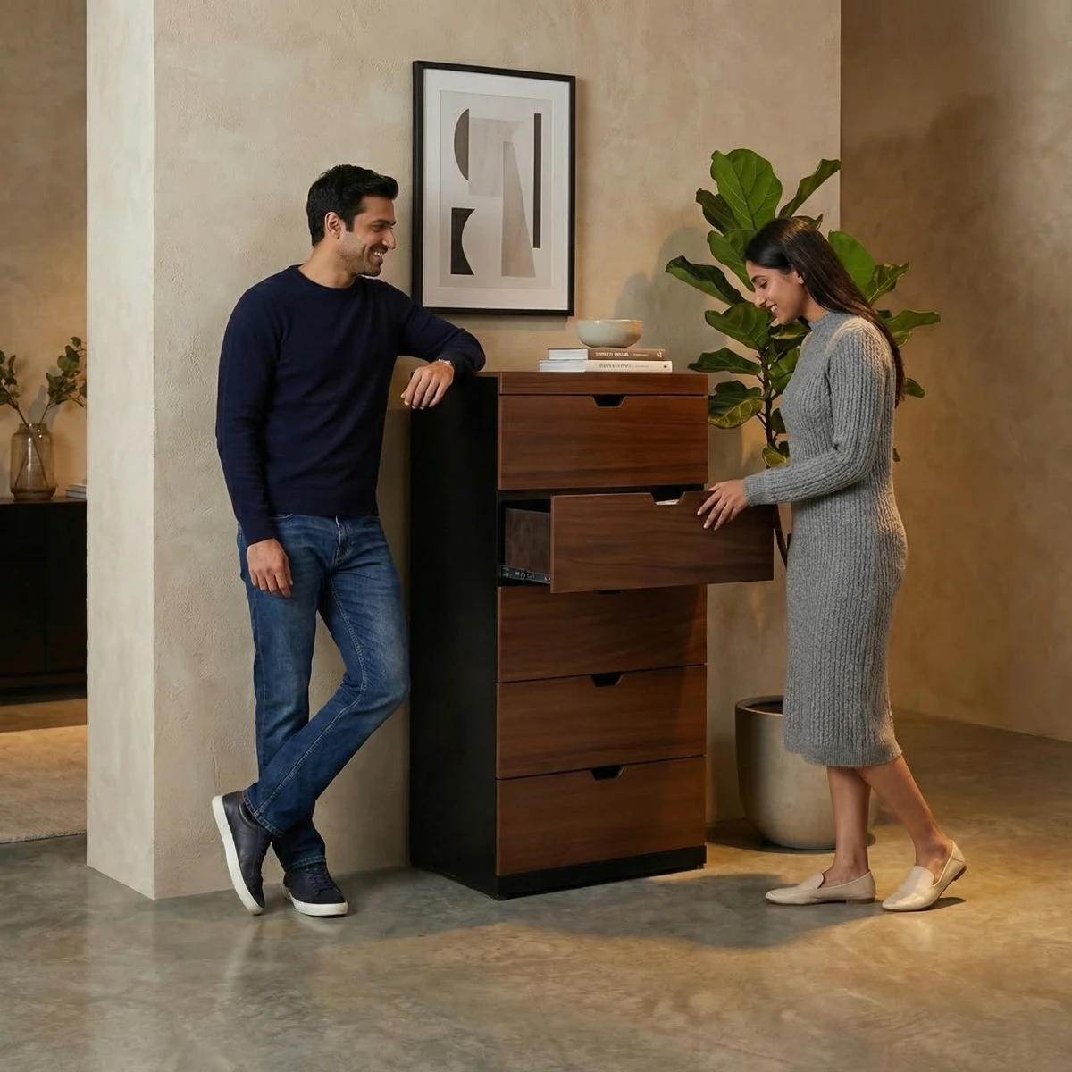 Chifonier Albania - ambientada en uso