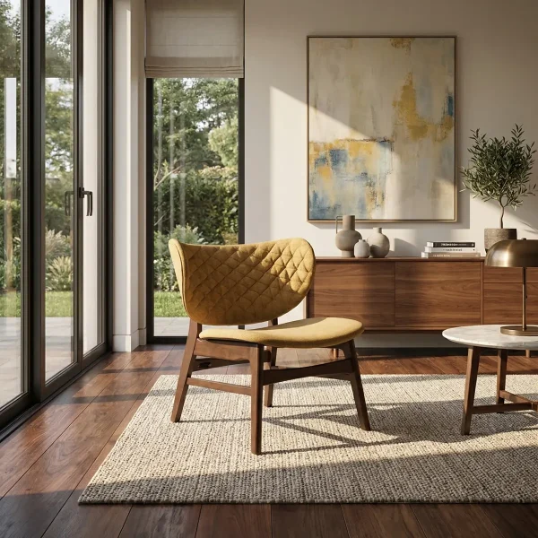 Sillon Sense Mostaza - foto ambientada