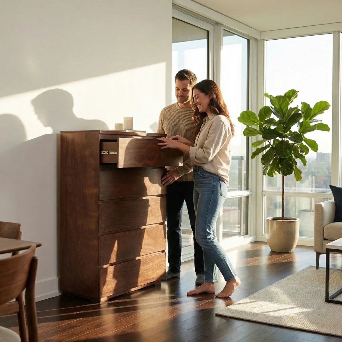 Chifonier Ruth - ambientada en uso