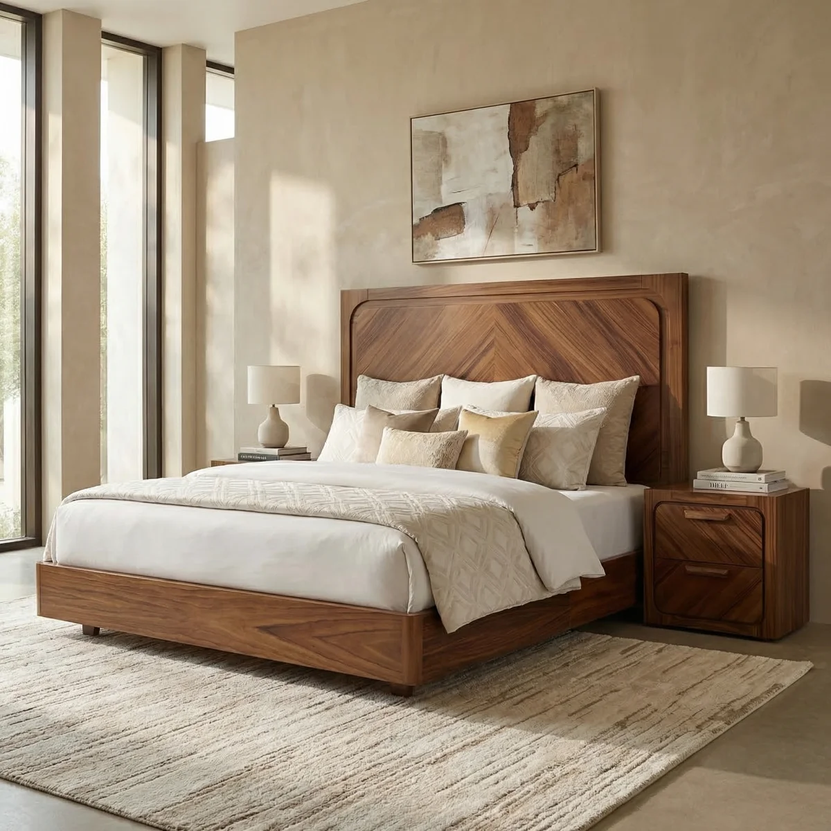 Cabecera King Size y 2 Burós Dublín - foto ambientada