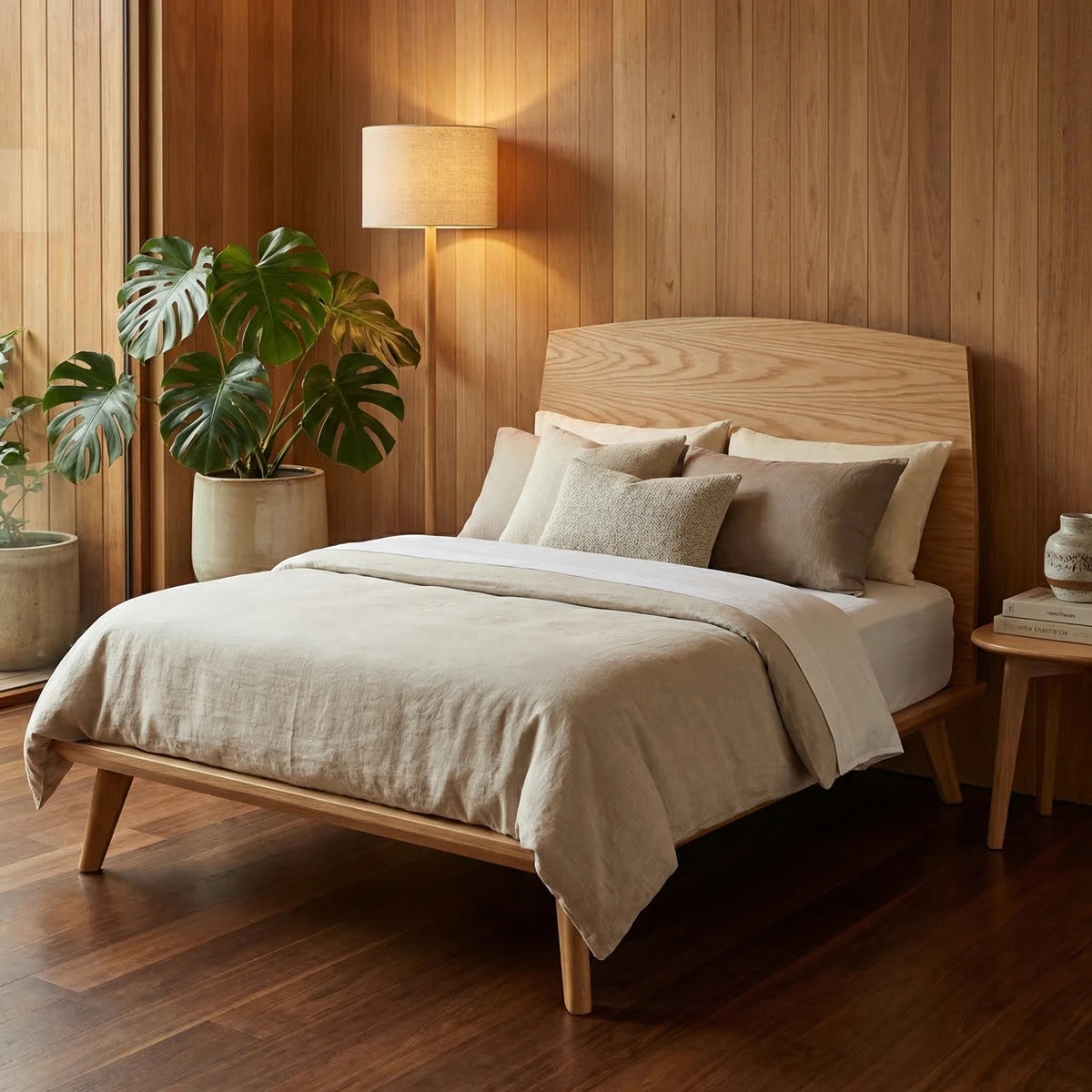 Cabecera Individual Hermes Natural - foto ambientada