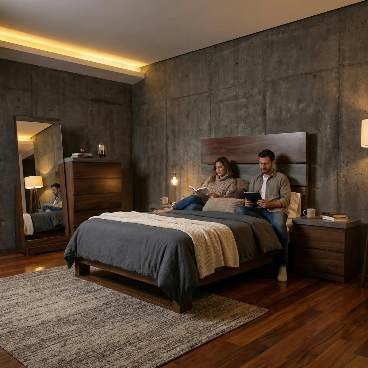 Recámara Matrimonial Pisa - ambientada en uso