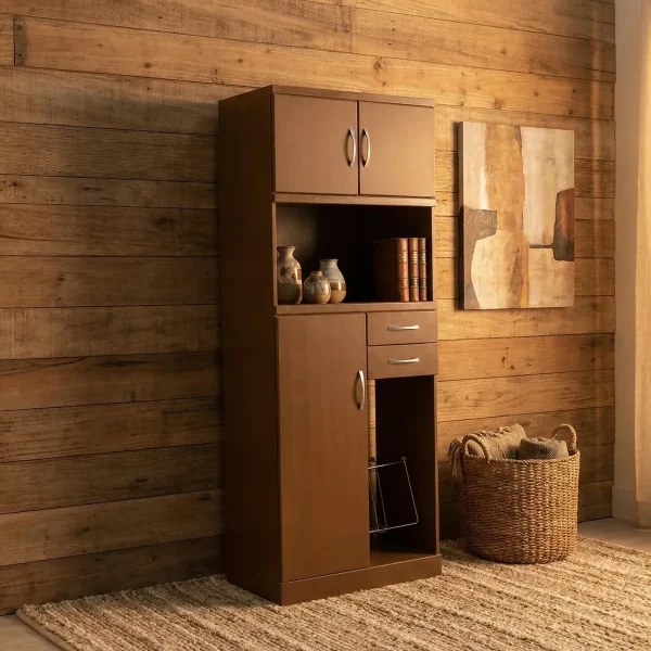 Alacena Litza Nogal - foto ambientada