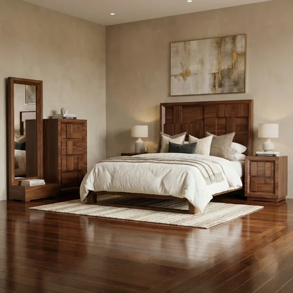 Recámara Matrimonial Palermo Nogal - foto ambientada