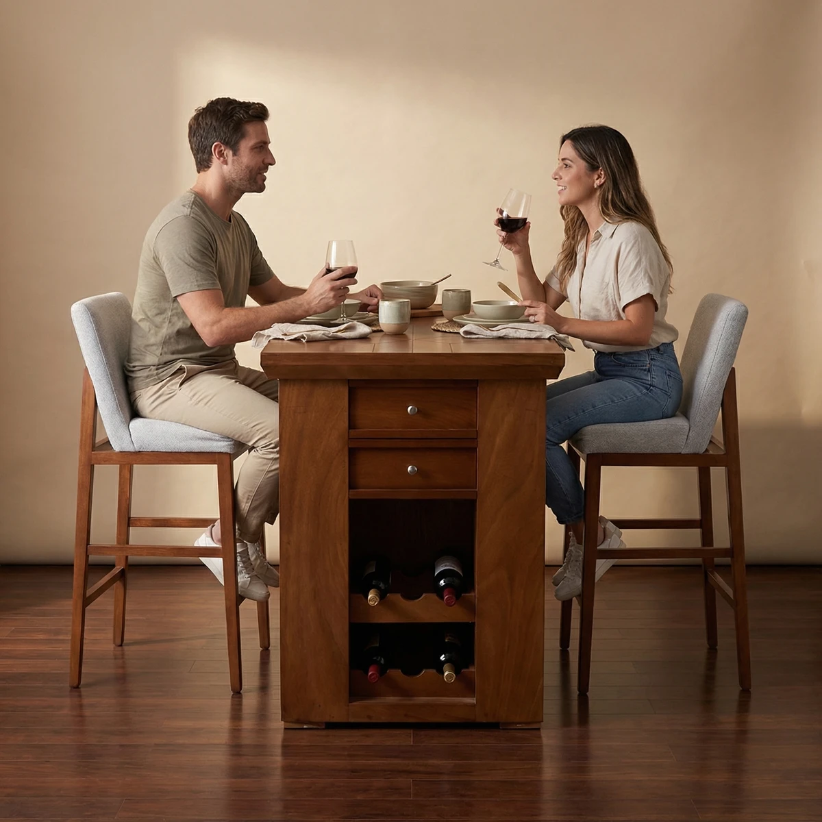 Comedor Alto Inglaterra Silver - ambientada en uso