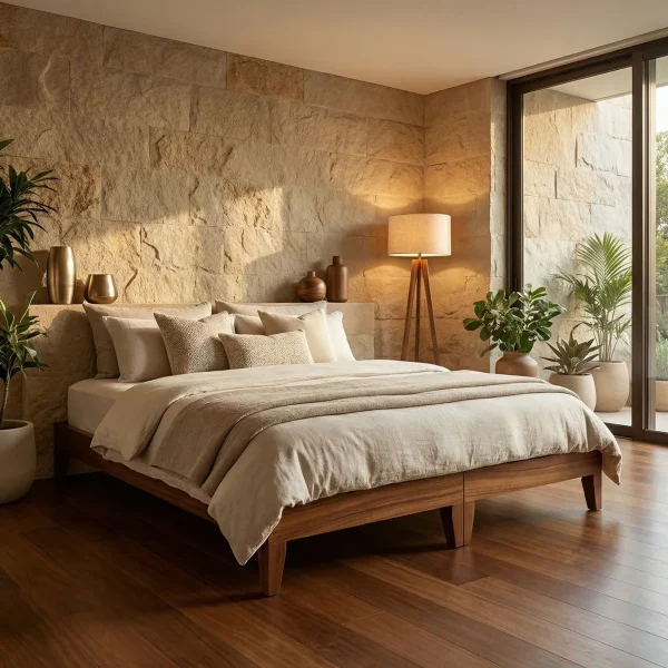 Base King Size Montana Parota - foto ambientada