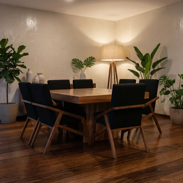 Comedor Betta Ava Black - foto ambientada