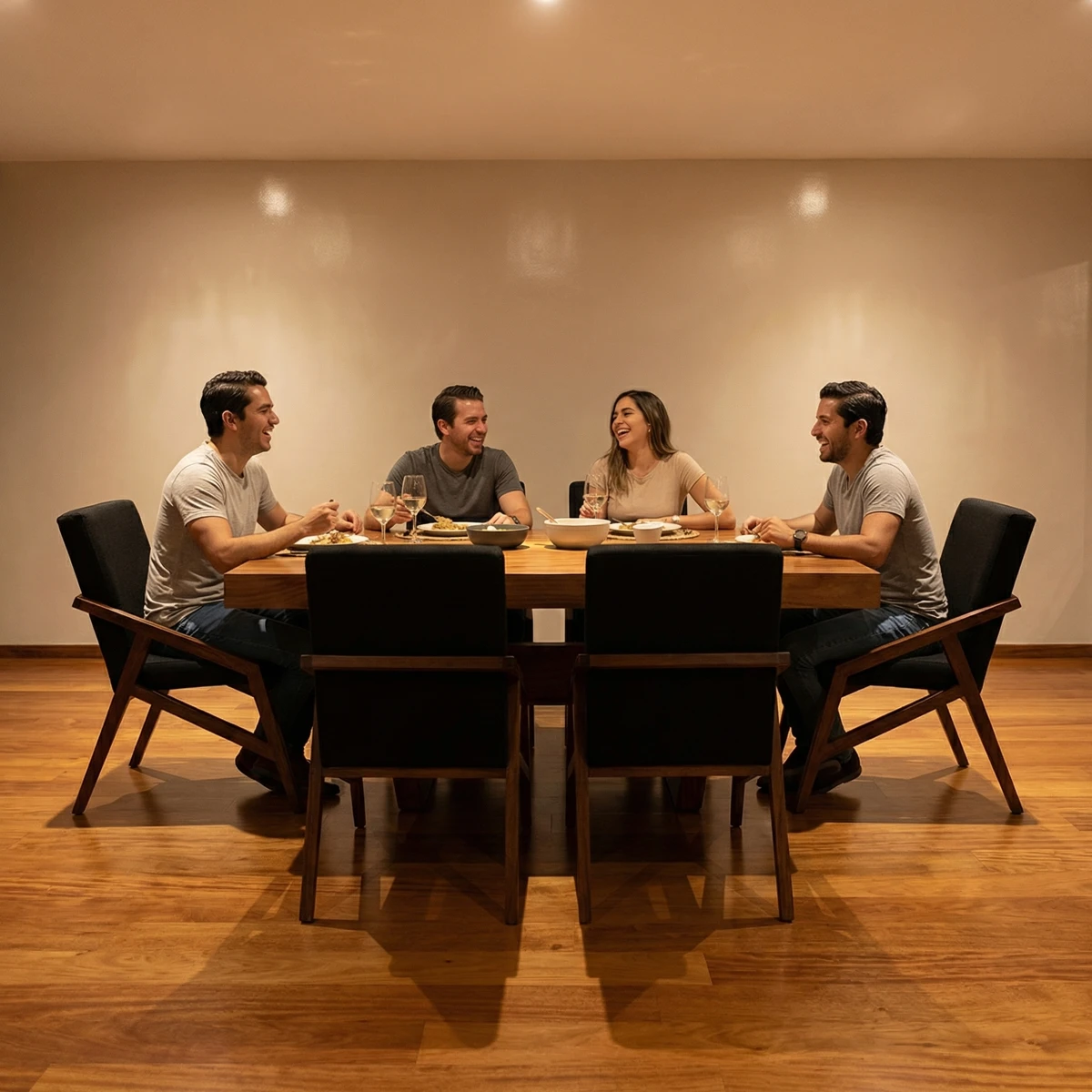 Comedor Betta Ava Black - ambientada en uso