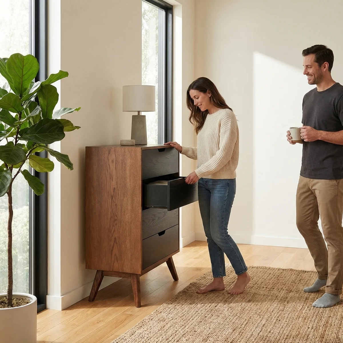 Chifonier Nova Tabaco - ambientada en uso