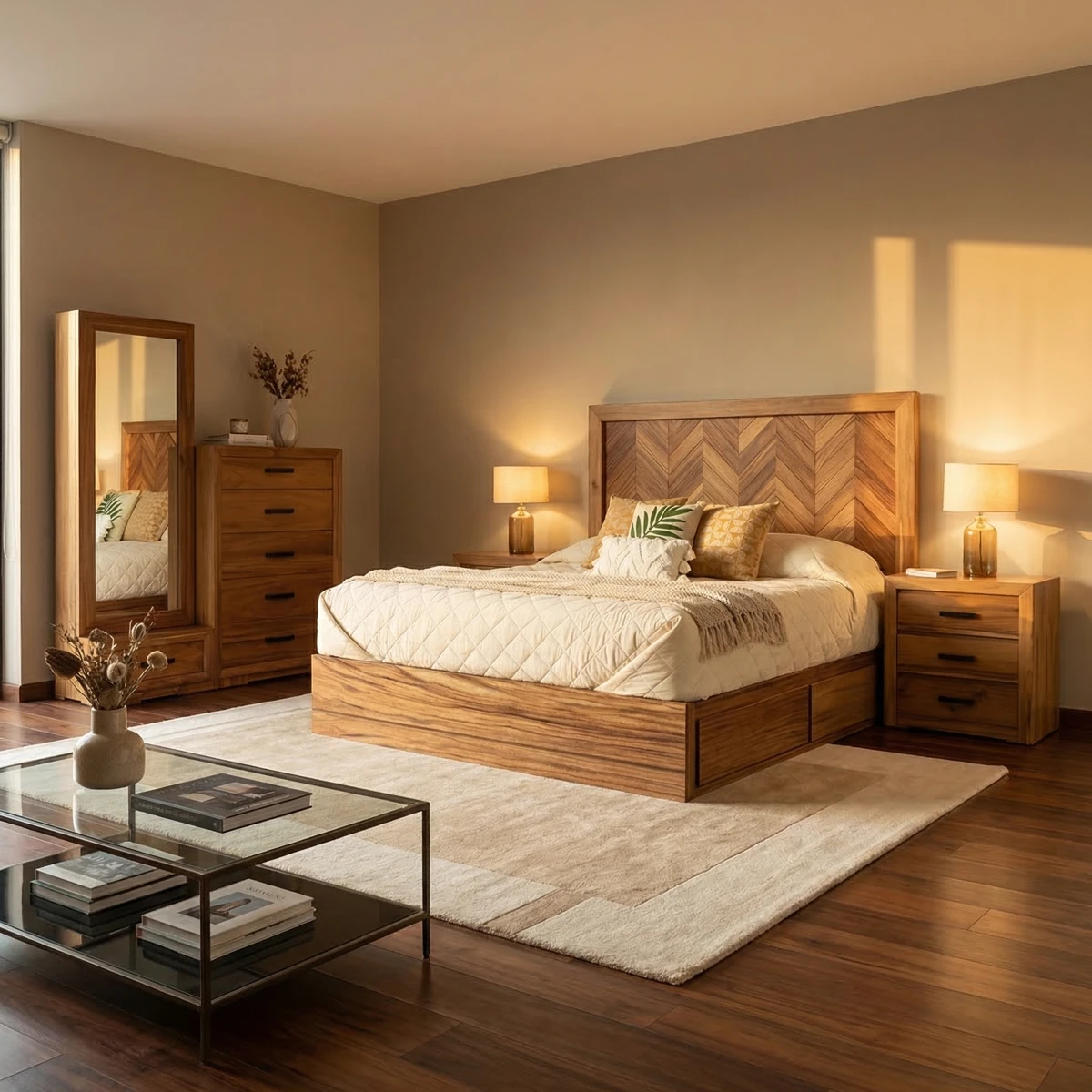 Recámara King Size Singapur C - foto ambientada