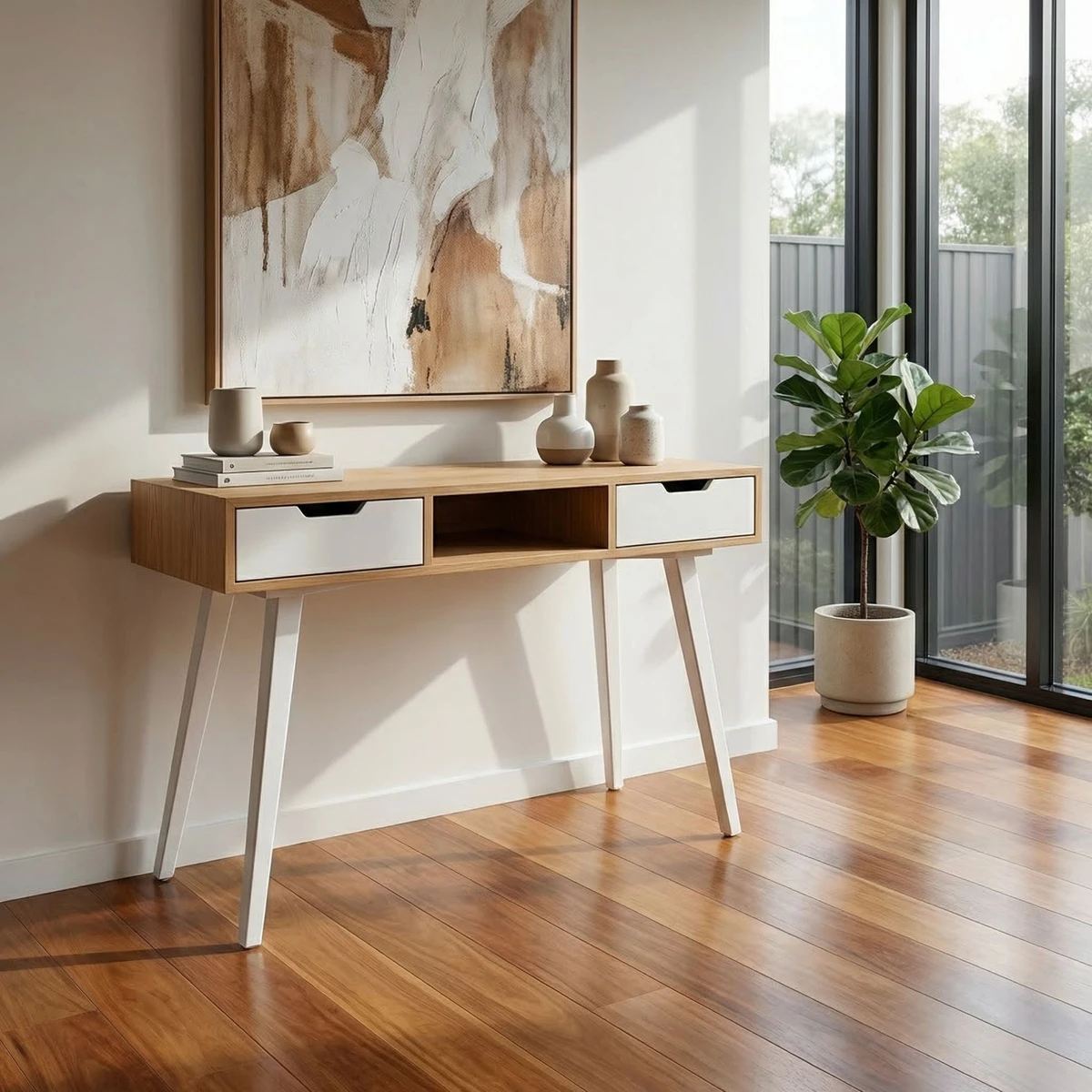 Escritorio Atlas Blanco - foto ambientada