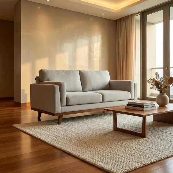 Love Seat Eliza Linen - foto ambientada