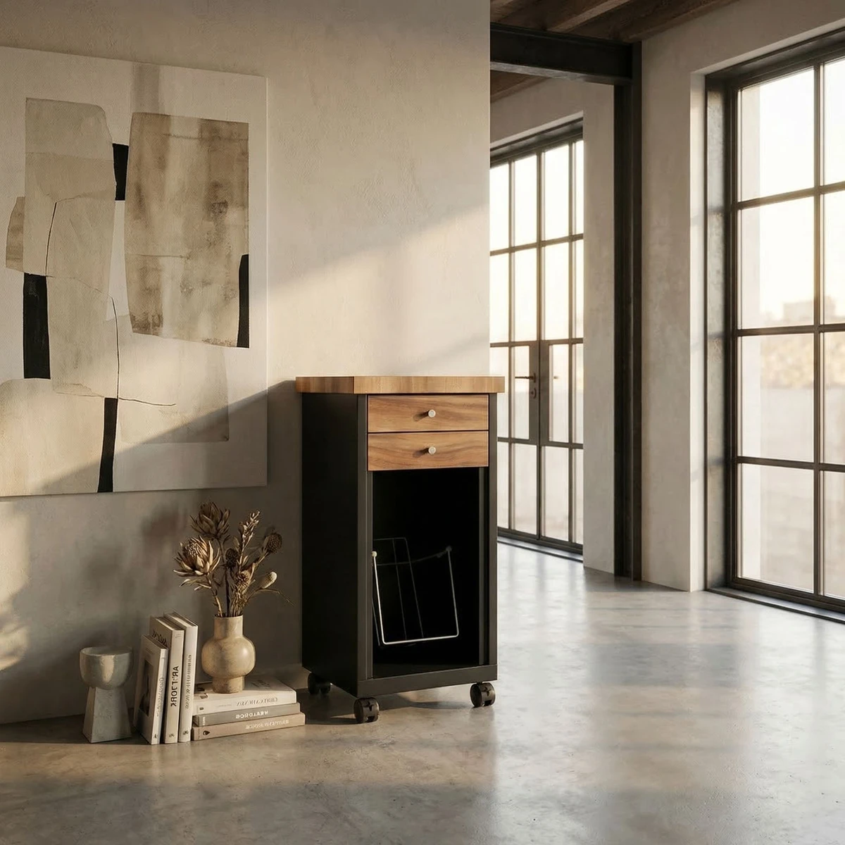 Porta Garrafon Camila Negro - foto ambientada