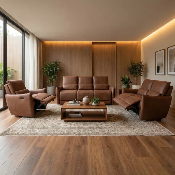 Sala 3-2-1 Reclinable Bennett Eléctrico Boal - foto ambientada