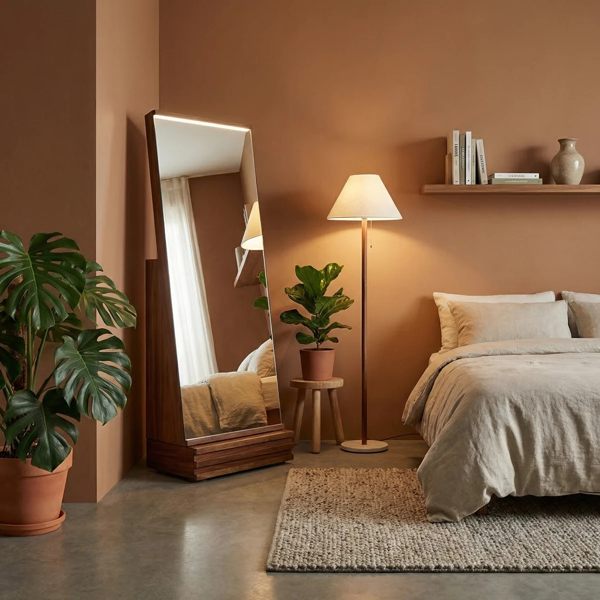 Espejo Noruega Parota - foto ambientada