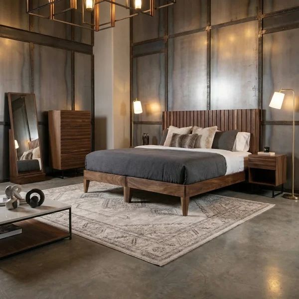 Recámara King Size Noruega Juvenil Parota - foto ambientada