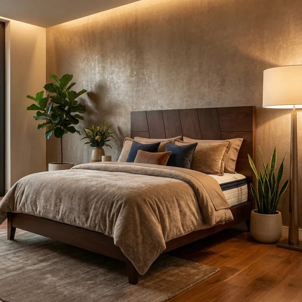 Cabecera King Size Victoria Okume - foto ambientada