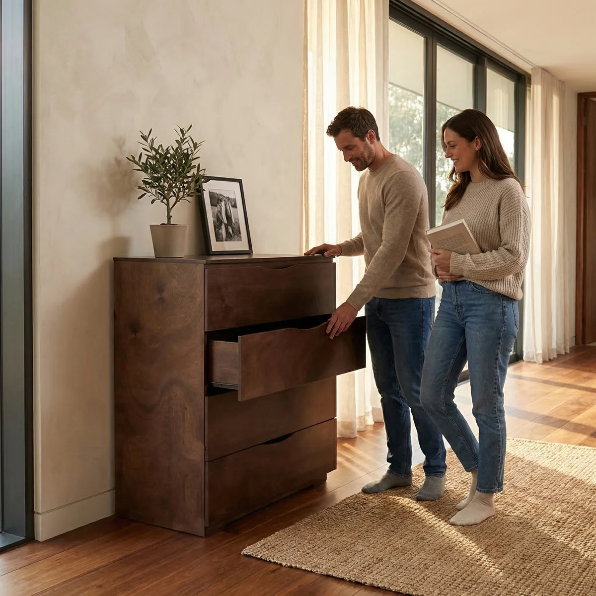 Chifonier Victoria Okume - ambientada en uso