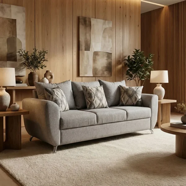 Sofá Miller Plata - foto ambientada