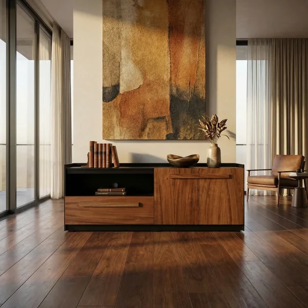 Mesa para TV Verona Parota - foto ambientada