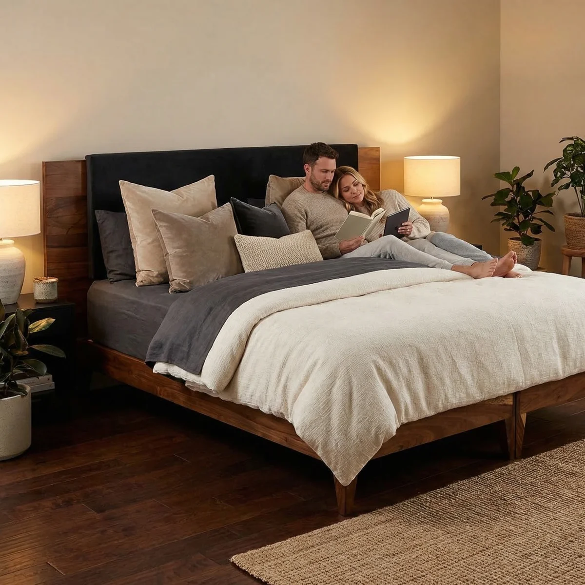 Cabecera King Size Coba Parota - ambientada en uso
